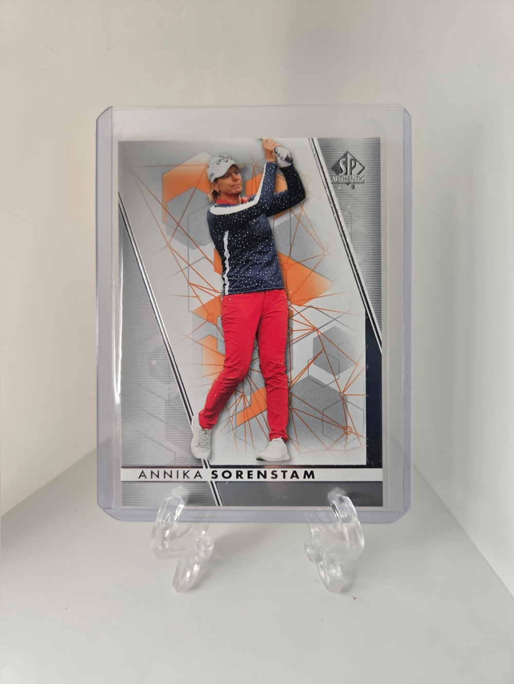2007 Upper Deck SP Authentic Portfolio Golf card of Annika Sorenstam (#9)